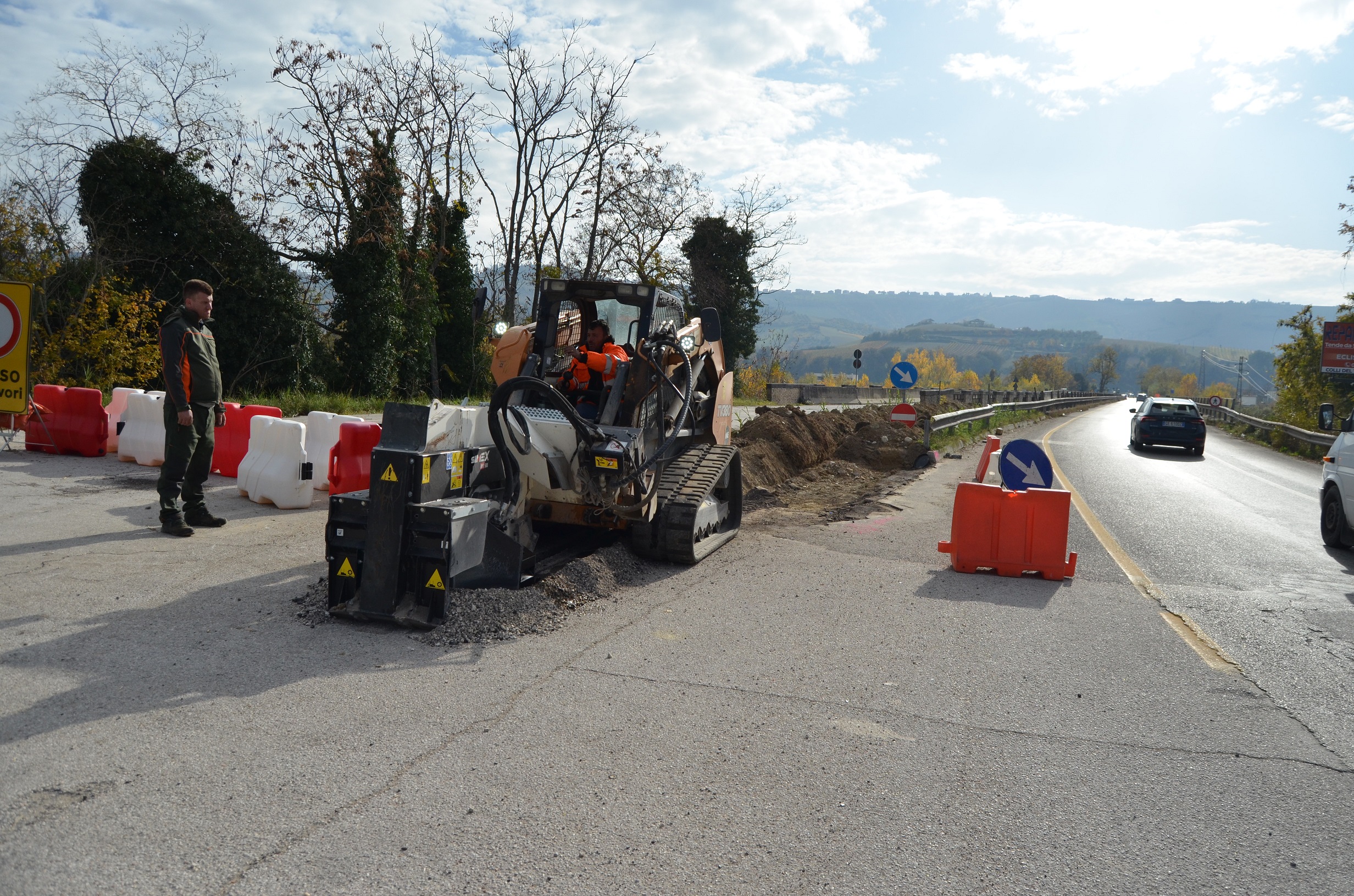 Intervento di scavo Ponte Ancaranese 2