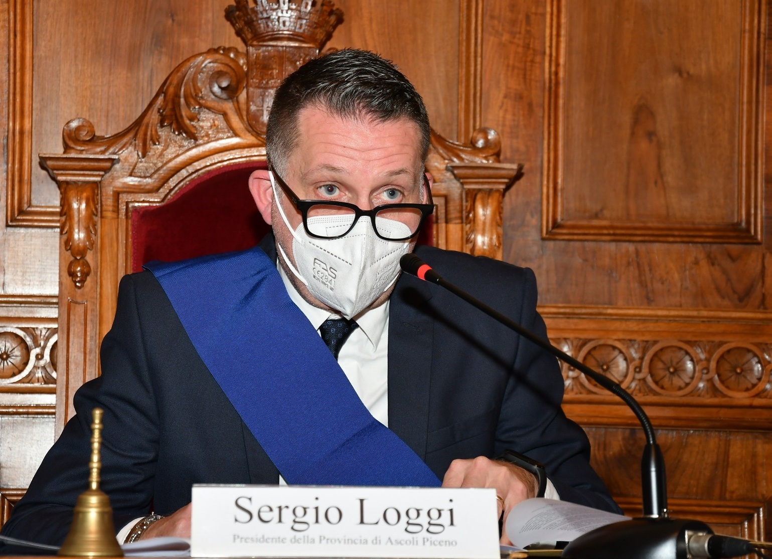 Il Presidente della Provincia Sergio Loggi